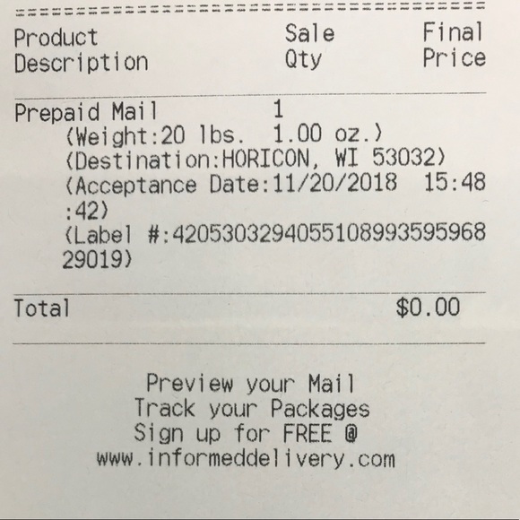 Shipping Proof !! - Picture 2 of 2